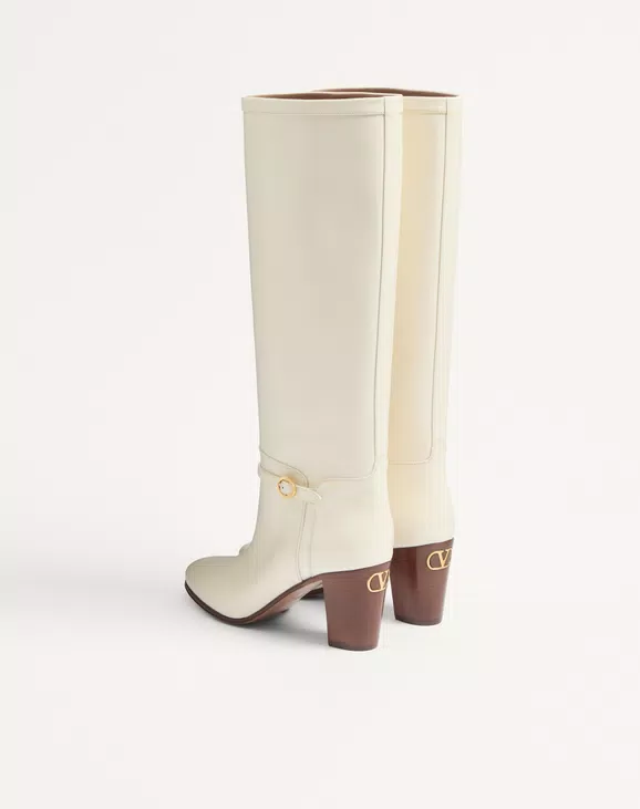 Valentino Pattie Calfskin Boot 75Mm - Image 5